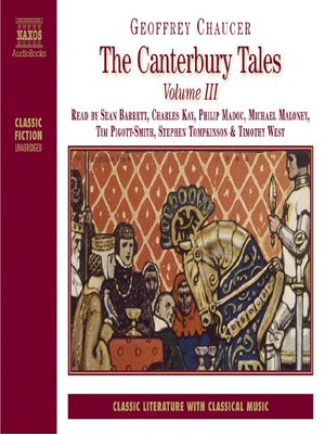cover image of The Canterbury Tales, Volume III